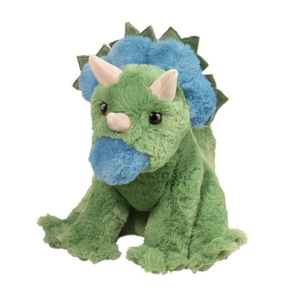 Douglas Roarie Green Soft Triceratops 10" Tall