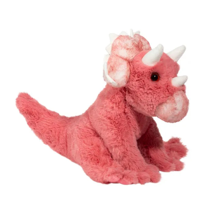 Douglas Tracie Pink Soft Triceratops 10" Tall