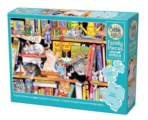 Cobble Hill 350 Piece Family Puzzle Storytime Kittens