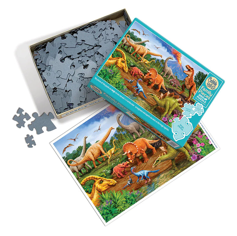 Cobble Hill 350 Piece Family Puzzle Dinos