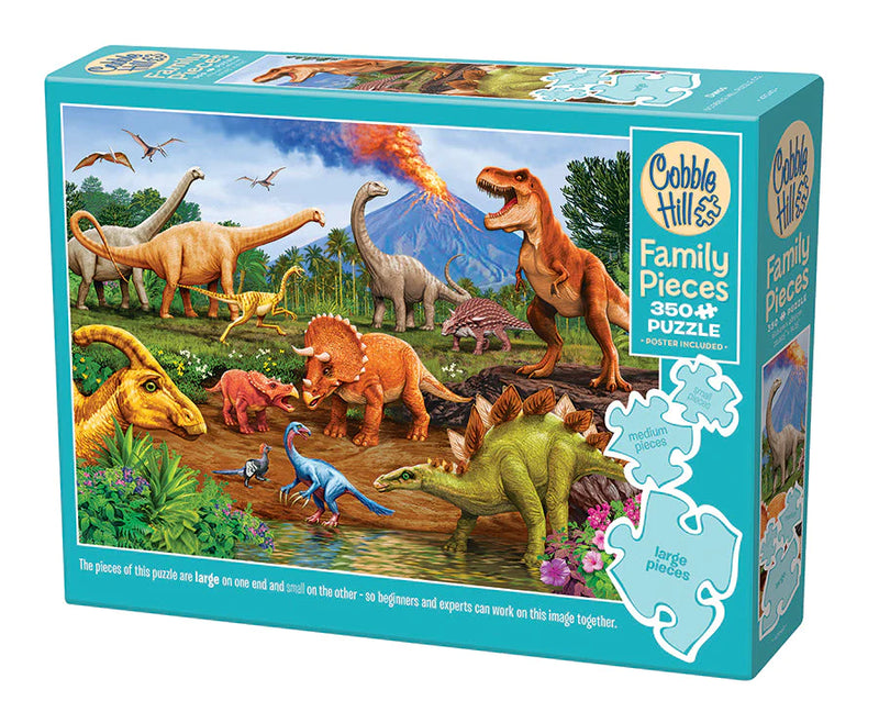 Cobble Hill 350 Piece Family Puzzle Dinos
