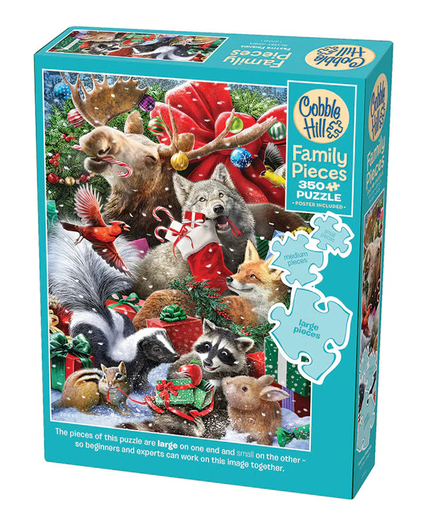Xmas Cobble Hill 350 Piece Family Puzzle Festive Friends