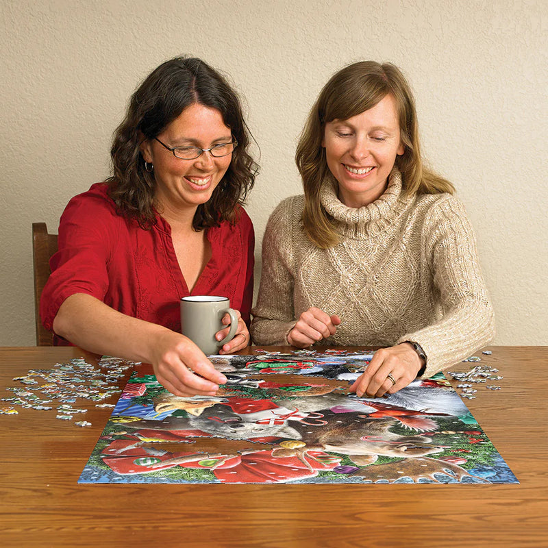 Xmas Cobble Hill 350 Piece Family Puzzle Festive Friends