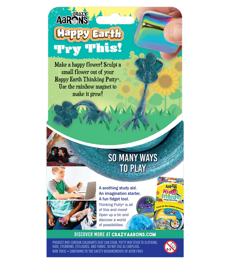 Crazy Aarons Thinking Putty Magnetic Putty Happy Earth