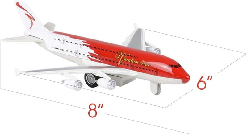 Die Cast Pull Back Jumbo Jet Airliner