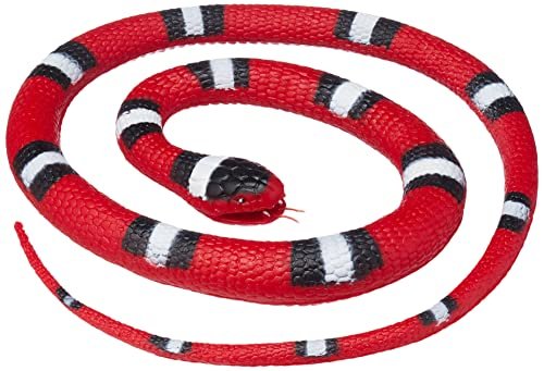 Wild Republic Rubber Snake Scarlet 46"