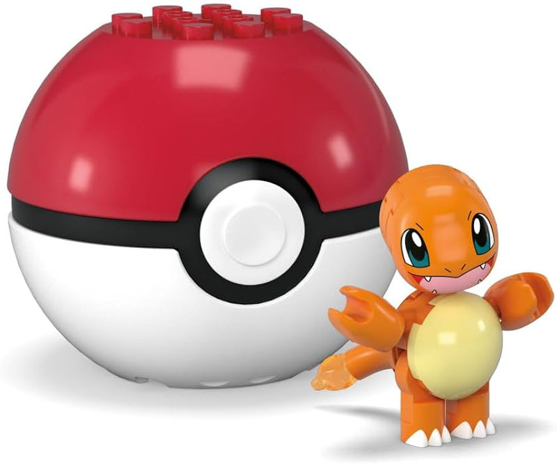 Mega Blok Construx Pokemon Poke Ball With Assorted Figures