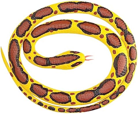 Wild Republic Rubber Snake Burmese Python 46"