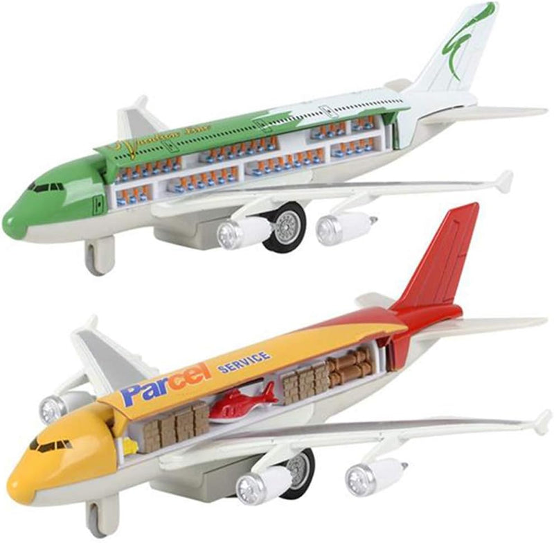 Die Cast Pull Back Jumbo Jet Airliner