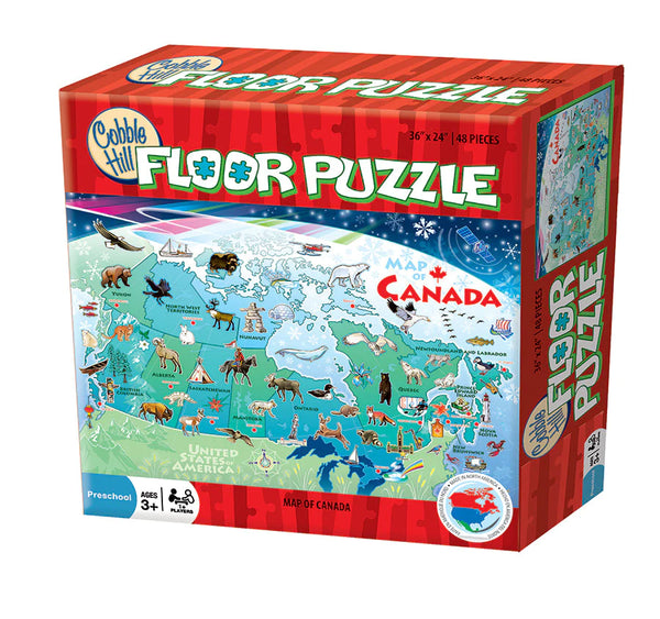 Cobble Hill 48 Piece Floor Puzzle Map Of Canada