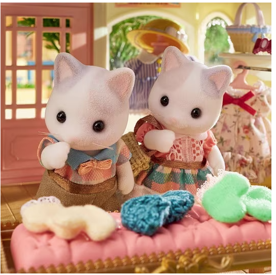 Calico Critters Latte Cat Family