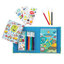 Tiger Tribe Adventures Colouring Set