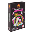 Tiger Tribe Neon Colouring Set Unicorns and Friends