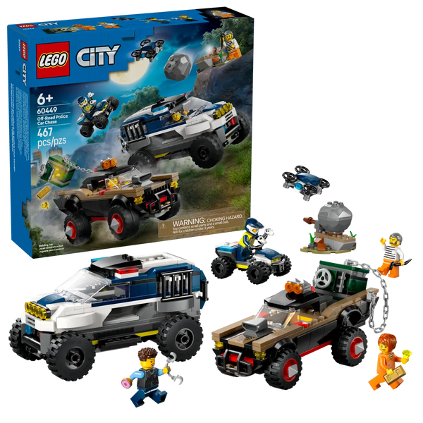 LEGO City Off Road Police Car Chase 60449