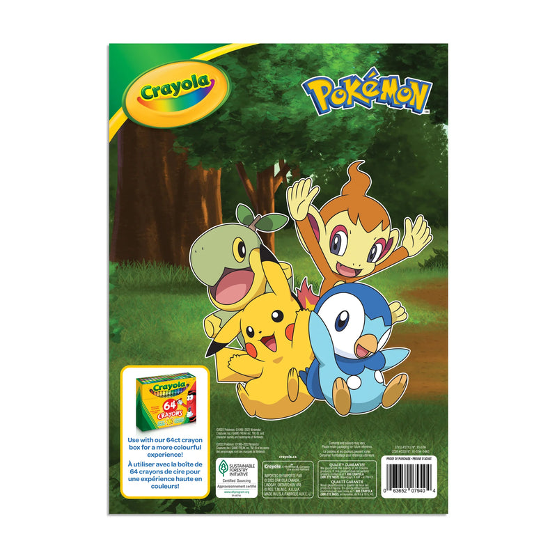 Crayola Pokemon 48 Page Colouring Book