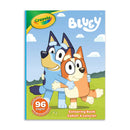 Crayola Bluey 96 Page Colouring Book And Sticker Sheet
