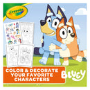 Crayola Bluey 96 Page Colouring Book And Sticker Sheet