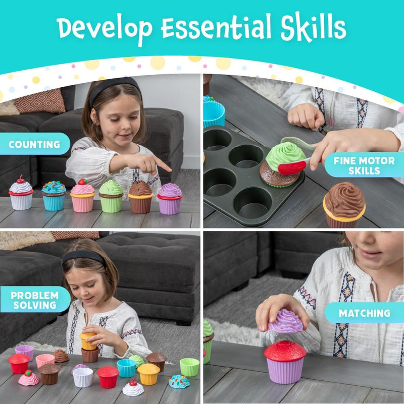 Magnetic Bake And Play Cupcake Set