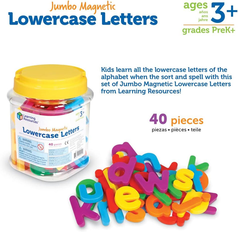 Learning Resources Jumbo Magnetic Lowercase Letters