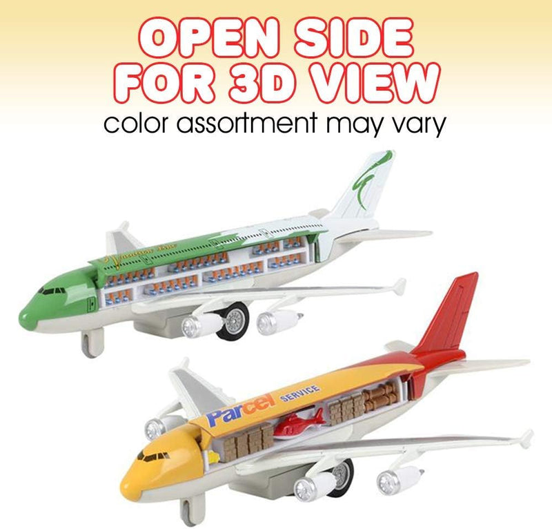 Die Cast Pull Back Jumbo Jet Airliner