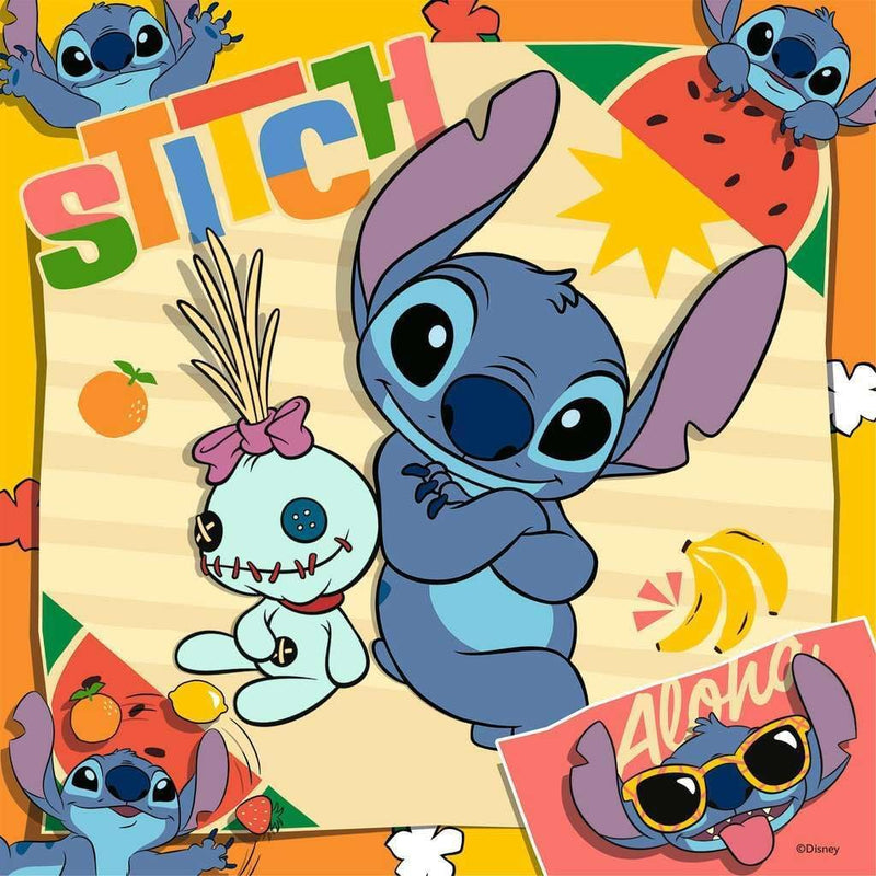 Ravensburger 3 x 49 Piece Puzzles Disney Stitch Aloha