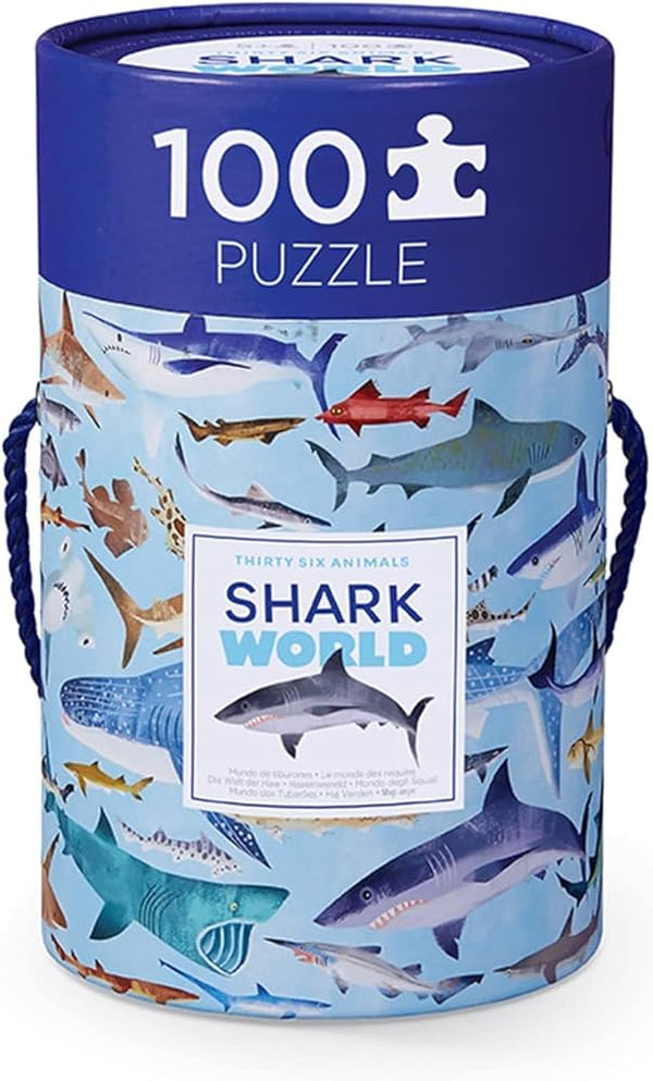 Crocodile Creek 100 Piece Puzzle Shark World