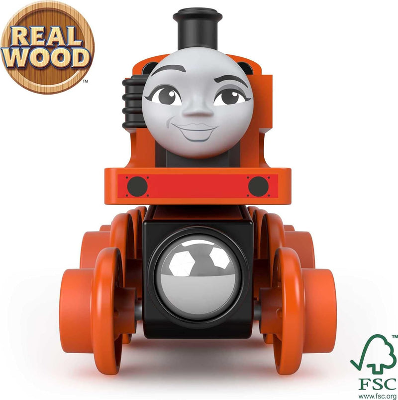 Thomas & Friends Wooden Railway Nia Engine And Car
