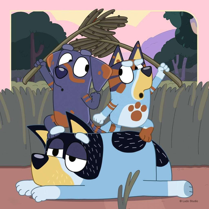 Ravensburger Bluey 3 x 49 Piece Puzzle Bluey's Adventures!