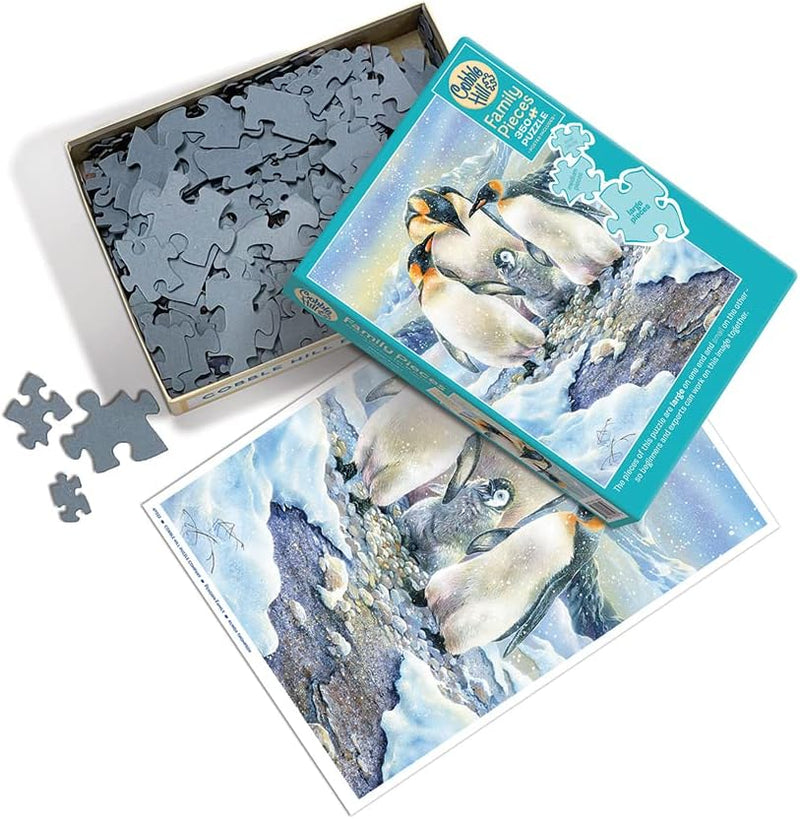Cobble Hill Family Puzzle Penguin Family