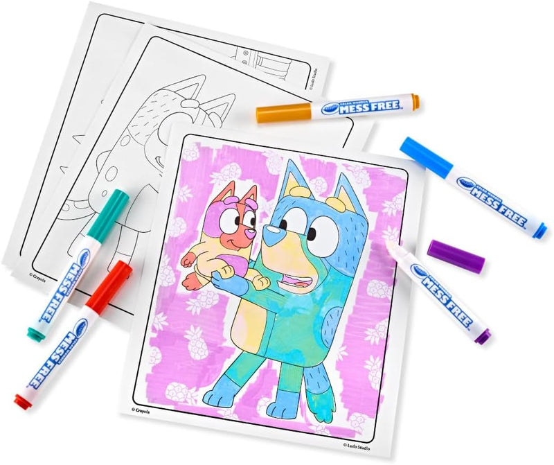 Crayola Color Wonder Mess-Free Colouring & Markers Kit, Bluey