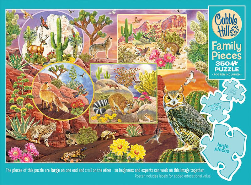 Cobble Hill 350 Piece Family Puzzle Desert Magic