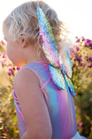 Great Pretenders Rainbow Sequin Skirt, Wings And Wand Size 4-6