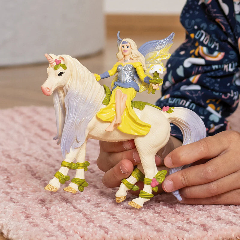 Schleich Bayala Fairy Sera With Blossom Unicorn 70565