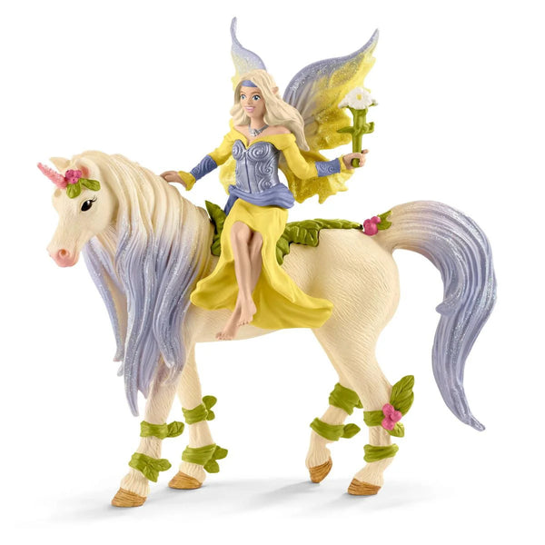 Schleich Bayala Fairy Sera With Blossom Unicorn 70565