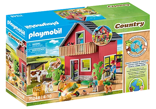 Playmobil Country Farmhouse With Outdoor Area #71248