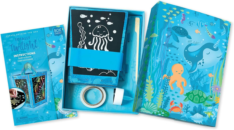 Box Candiy Totally Twilight Sea Life Lantern Scratch Art Set