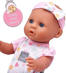 Tiny Tears Baby Classic 38cm Drinking, Crying and Wetting Doll