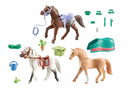 Playmobil Horses Of Waterfall Three Horses With Saddles