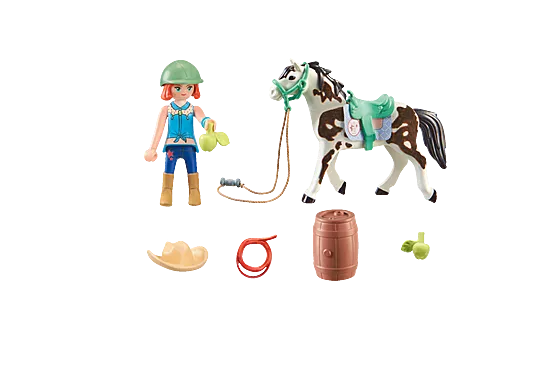 Playmobil Horses Of Waterfall Feeding Time With Ellie And Sawdust