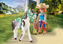 Playmobil Horses Of Waterfall Feeding Time With Ellie And Sawdust