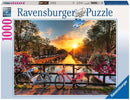 Ravensburger 1000 Piece Puzzle Bicycles In Amsterdam