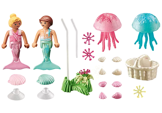 Playmobil Princess Magic Mermaid Kids With Jellyfish