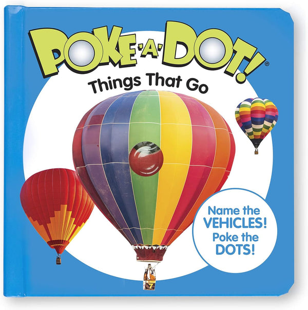 Melissa And Doug Poke a Dot Things That Go Board Book