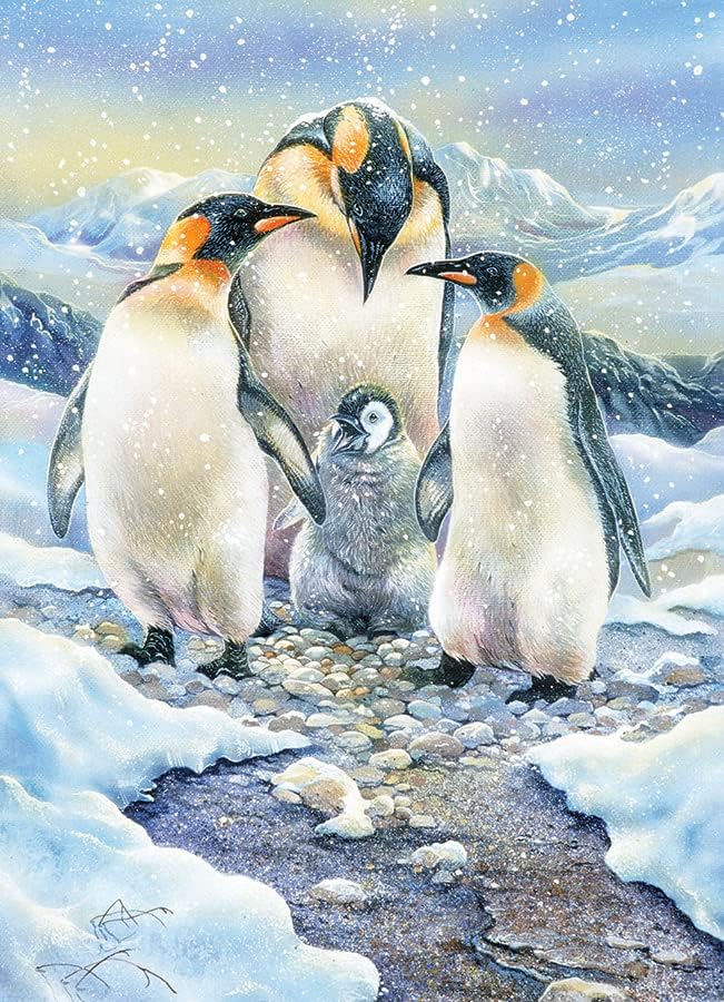 Cobble Hill Family Puzzle Penguin Family