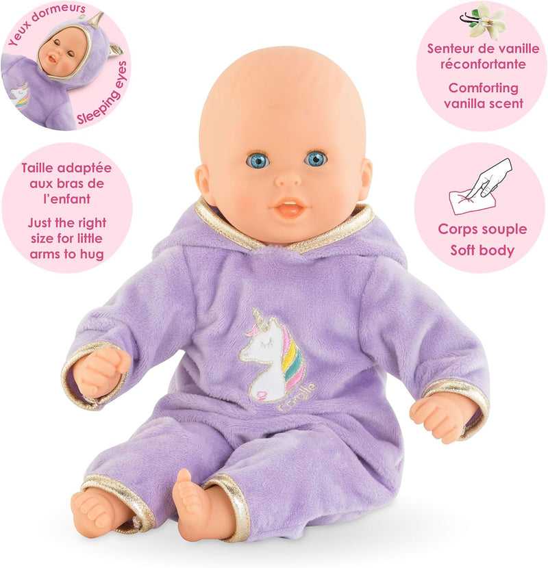 Corolle Bebe Calin, Unicorn 12"Doll