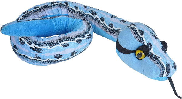 Wild Republic Plush Snake Slipstream Blue 54"