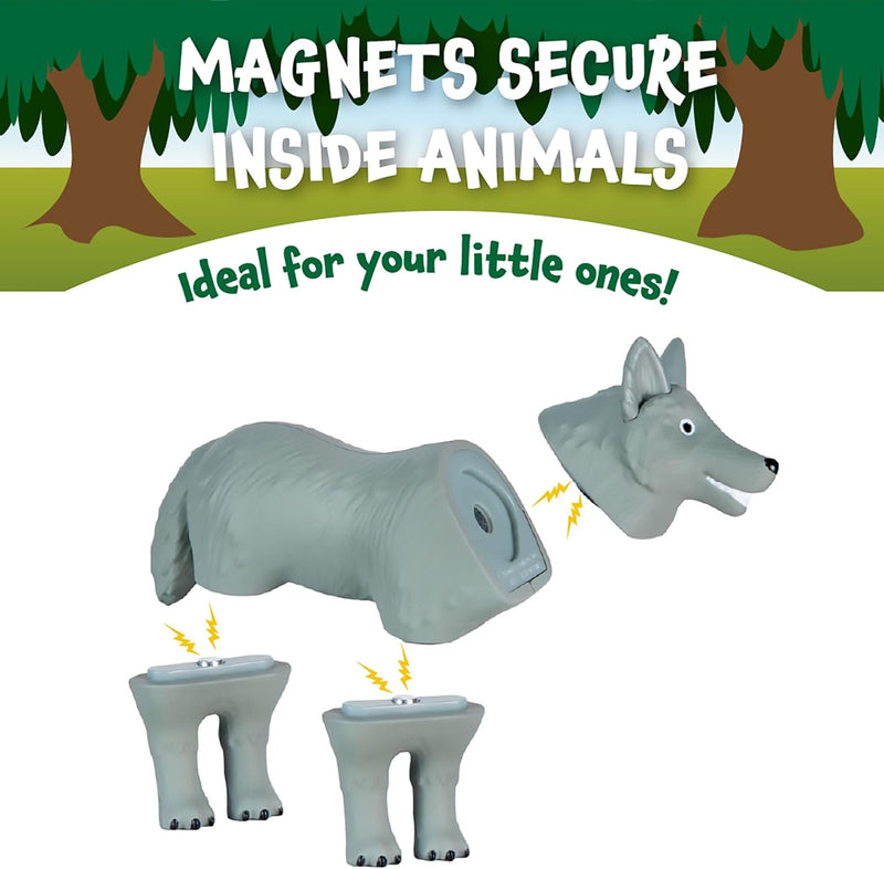 Magnetic Mini Mix or Match Vehicles Forest Friends