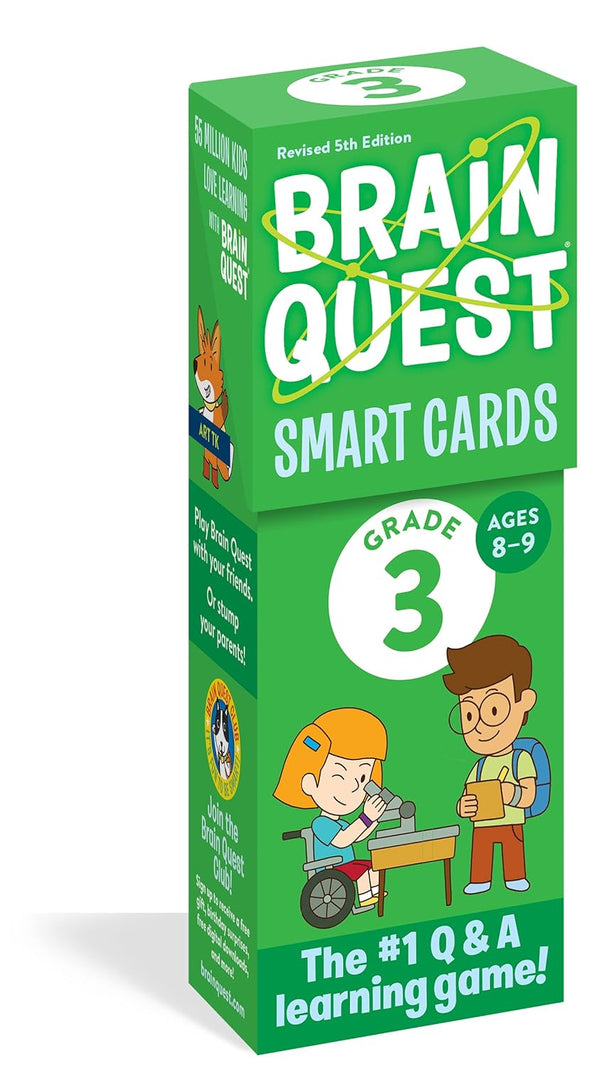 Brain Quest Smart Cards Grade 3 Ages 8-9 Revised 5th Edition