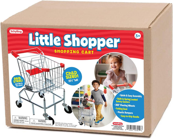 Schylling Little Shopper Steel Shopping Cart