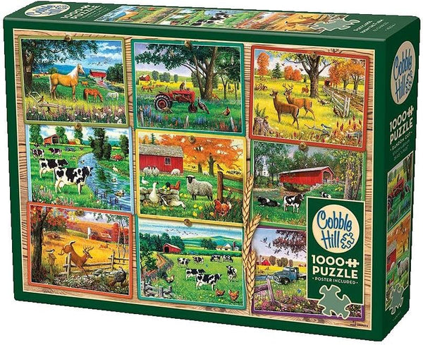 Cobble Hill 1000 Piece Postcards From The Farm